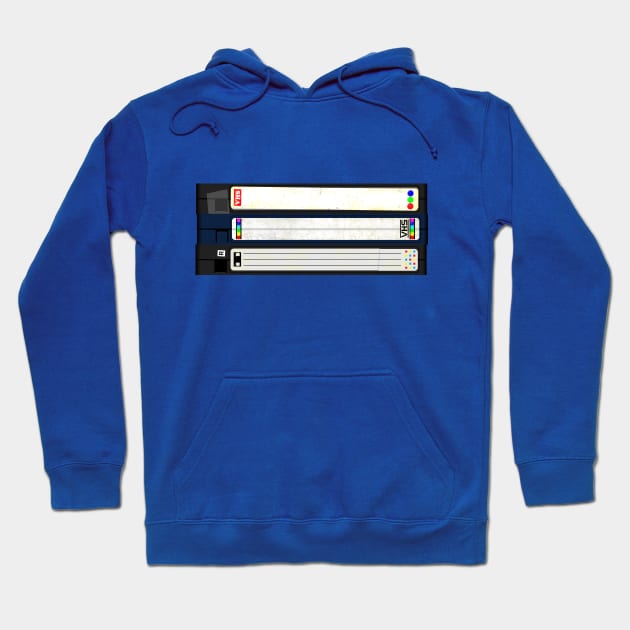 VHS Stack Hoodie by GloopTrekker